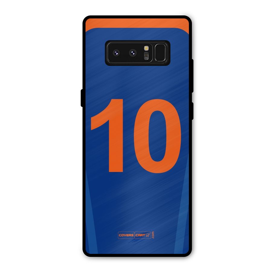 Blue Jersey Metal Back Case for Galaxy Note 8