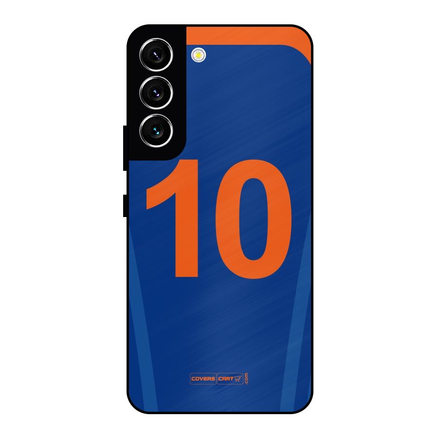 Blue Jersey Metal Back Case for Galaxy S22 5G