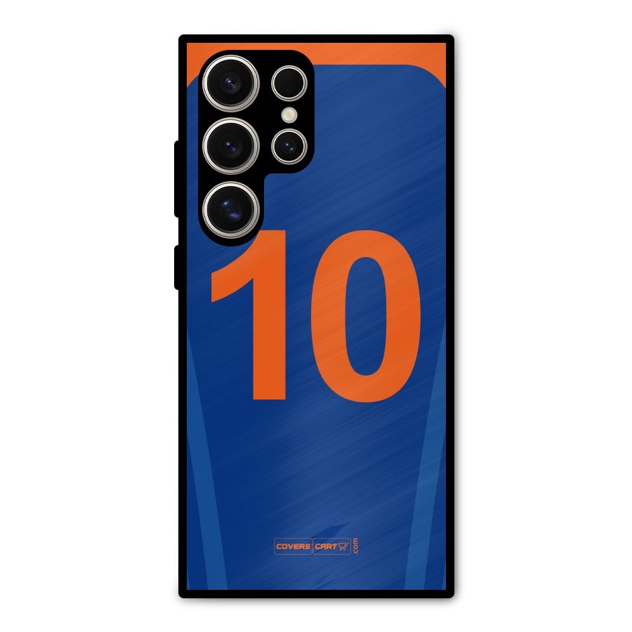 Blue Jersey Metal Back Case for Galaxy S24 Ultra