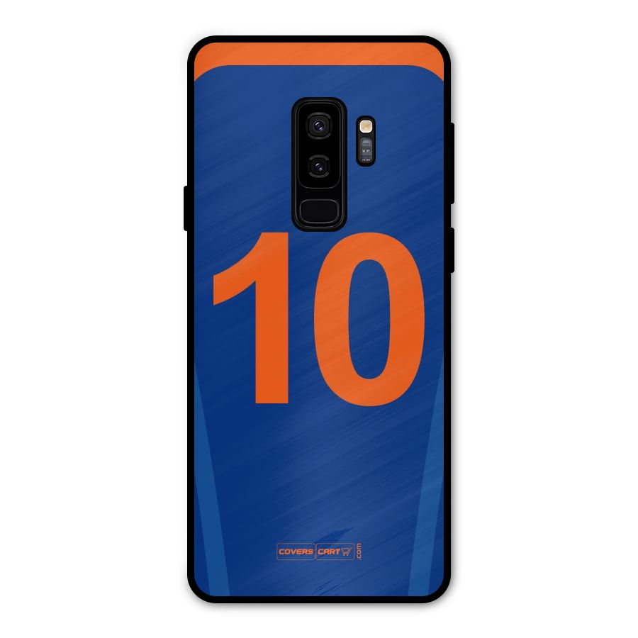 Blue Jersey Metal Back Case for Galaxy S9 Plus