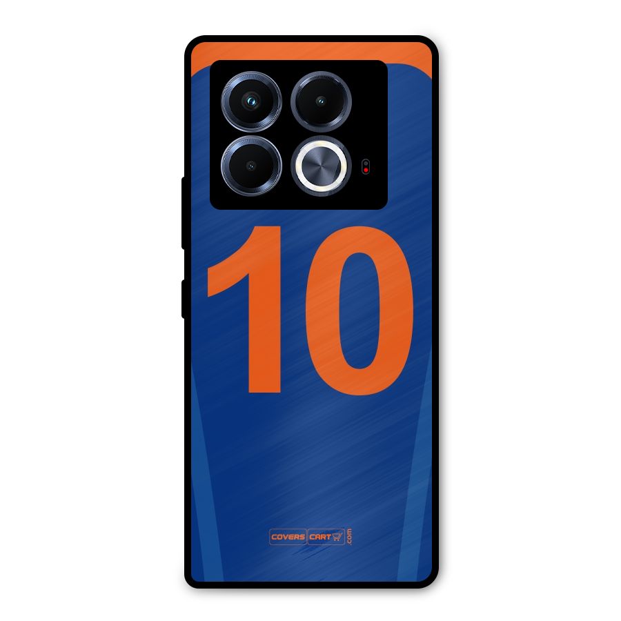 Blue Jersey Metal Back Case for Infinix Note 40 5G