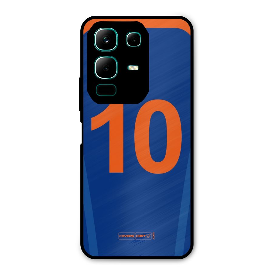 Blue Jersey Metal Back Case for Infinix Note 50x