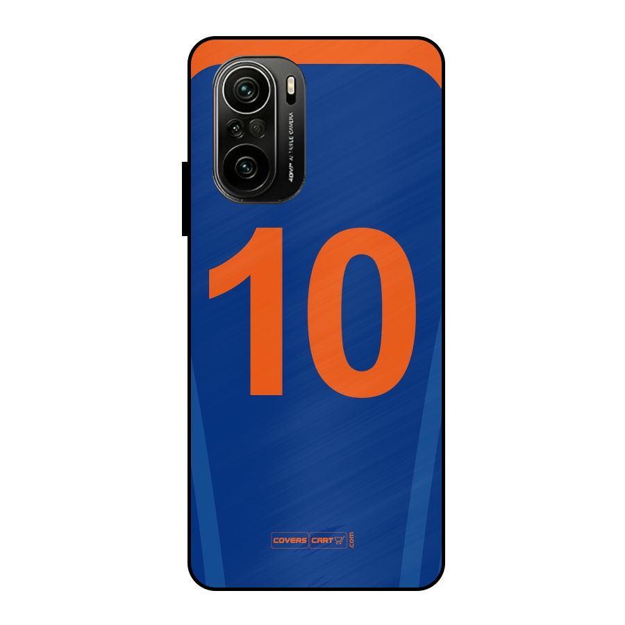 Blue Jersey Metal Back Case for Mi 11X Pro