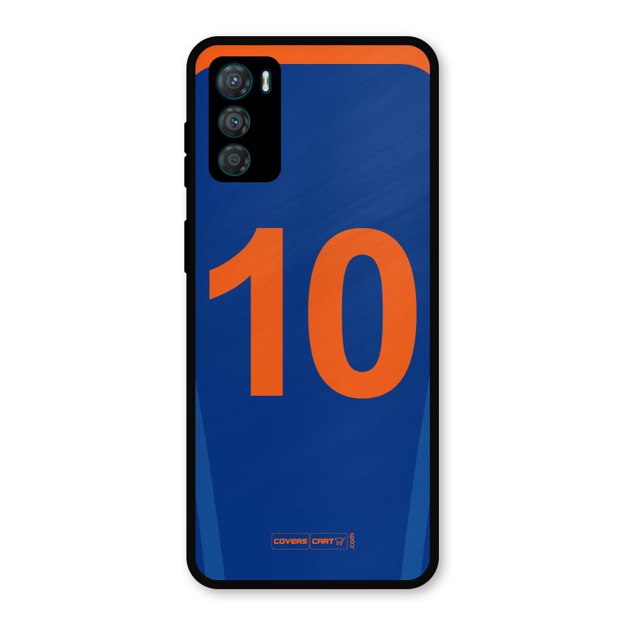 Blue Jersey Metal Back Case for Moto G42