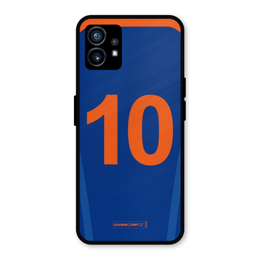 Blue Jersey Metal Back Case for Nothing Phone 1