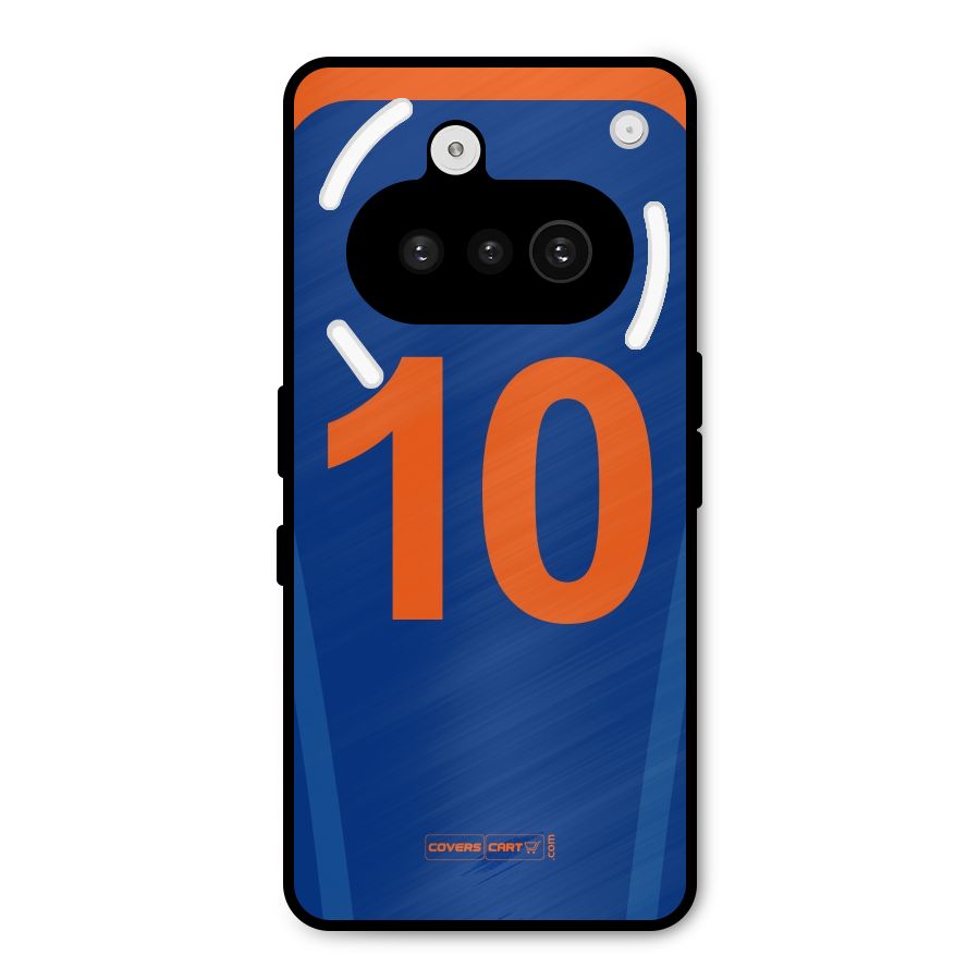 Blue Jersey Metal Back Case for Nothing Phone 3a