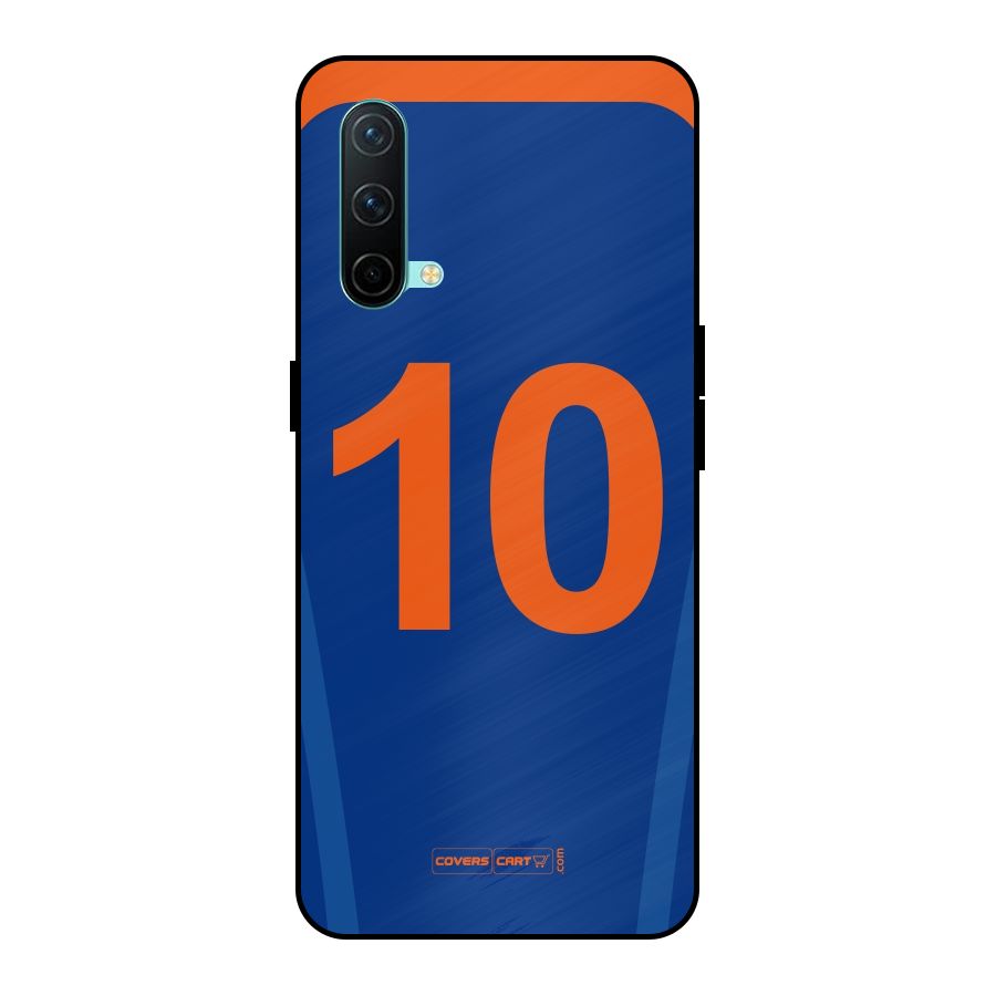 Blue Jersey Metal Back Case for OnePlus Nord CE 5G