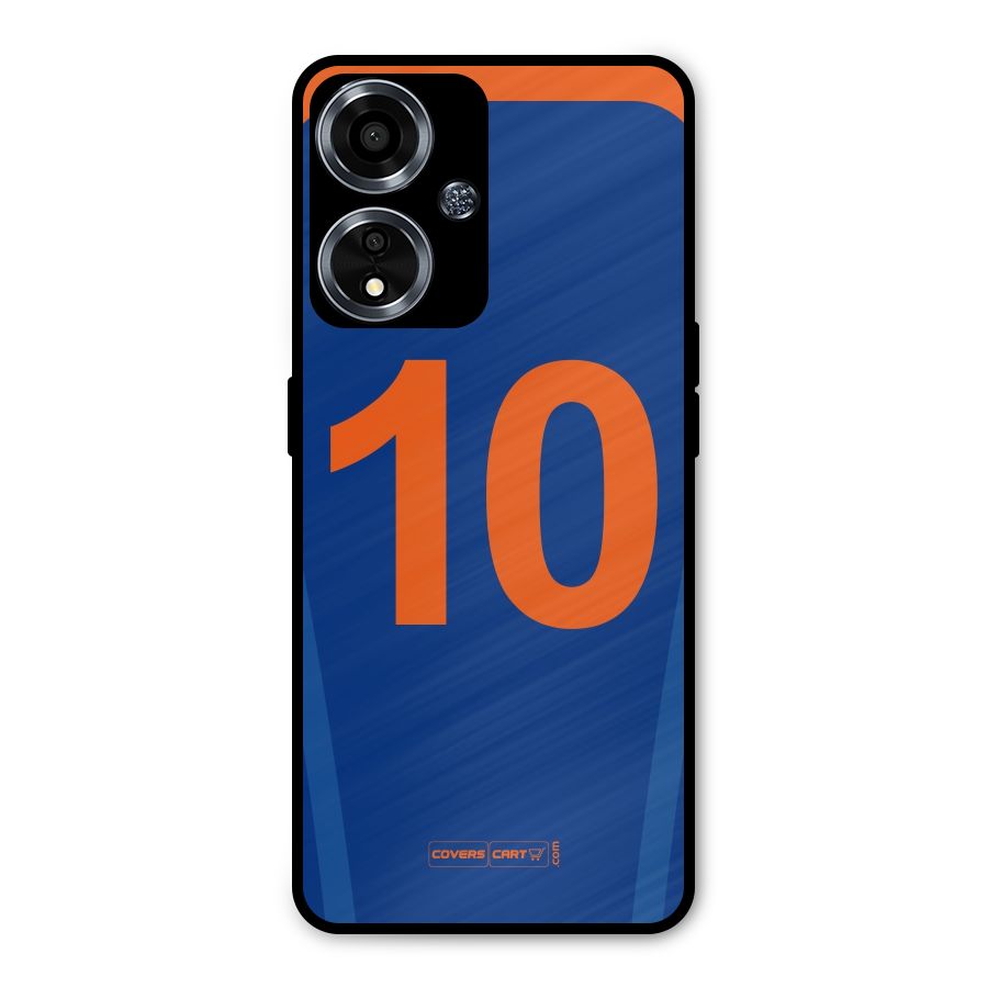 Blue Jersey Metal Back Case for Oppo A59