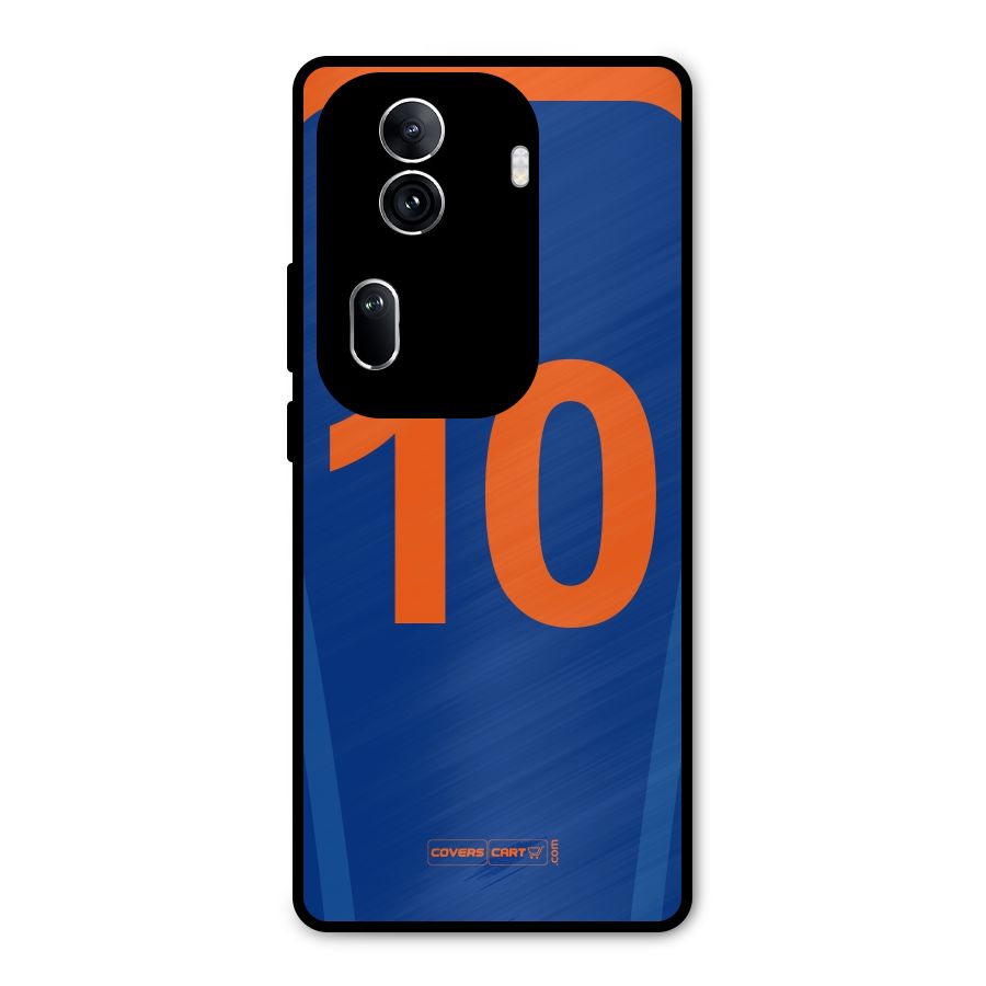 Blue Jersey Metal Back Case for Oppo Reno11 Pro 5G