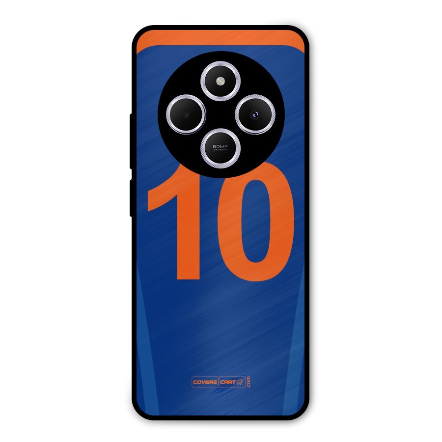 Blue Jersey Metal Back Case for Poco M7