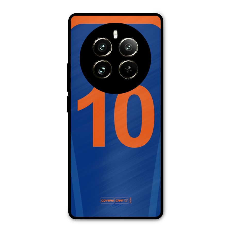 Blue Jersey Metal Back Case for Realme 12 Pro