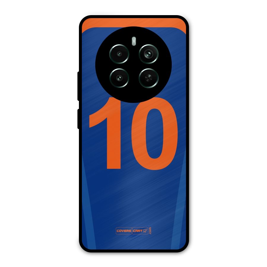 Blue Jersey Metal Back Case for Realme 12 Pro Plus