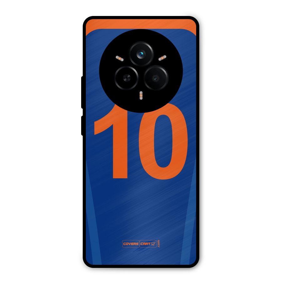 Blue Jersey Metal Back Case for Realme 14 Pro