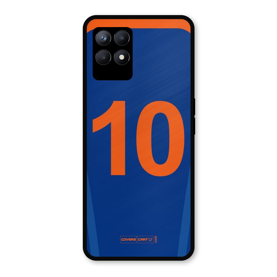 Blue Jersey Metal Back Case for Realme Narzo 50