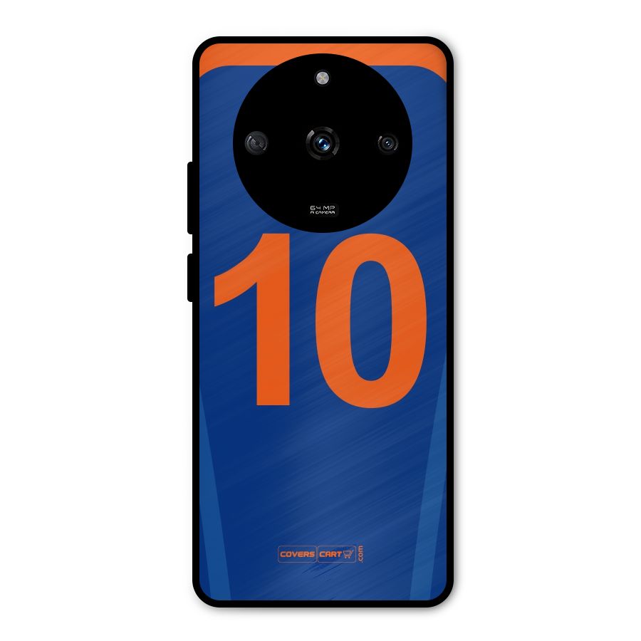 Blue Jersey Metal Back Case for Realme Narzo 60 5G