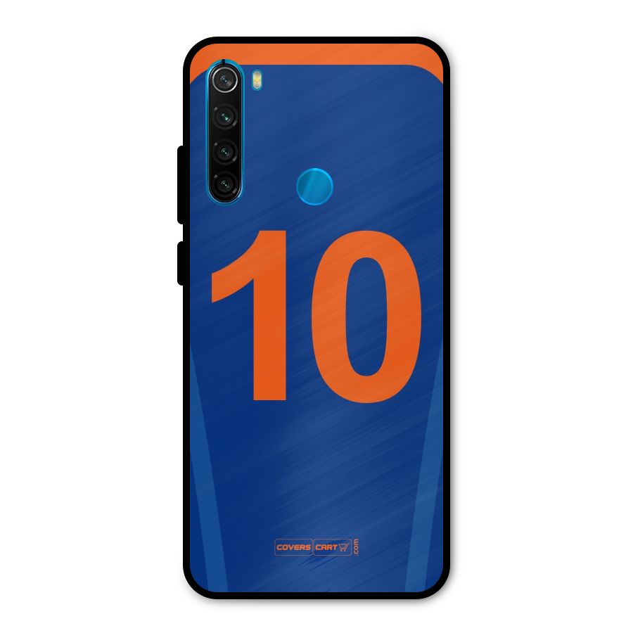 Blue Jersey Metal Back Case for Redmi Note 8