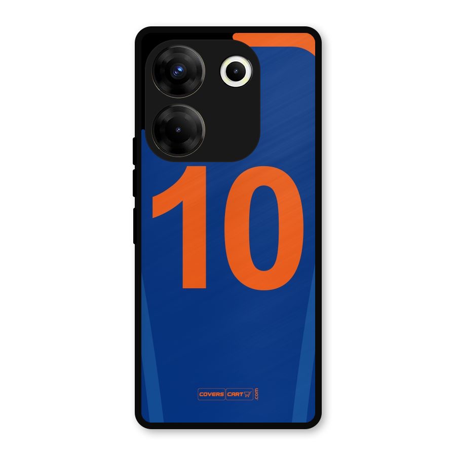 Blue Jersey Metal Back Case for Tecno Camon 20