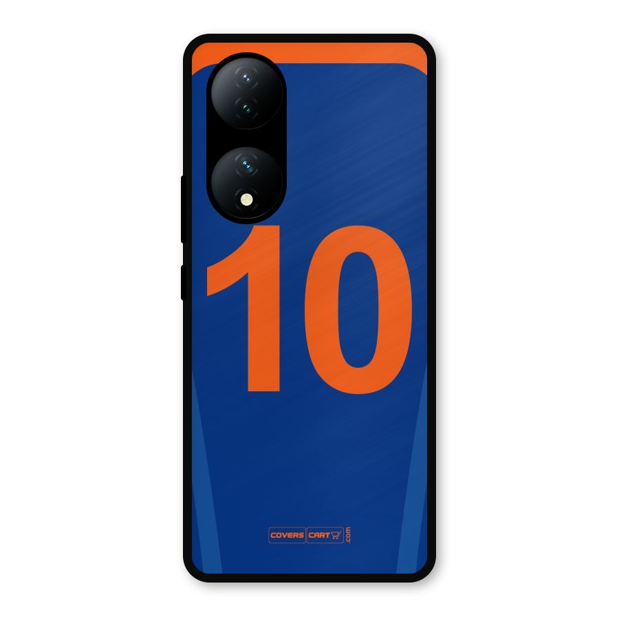 Blue Jersey Metal Back Case for Vivo T2