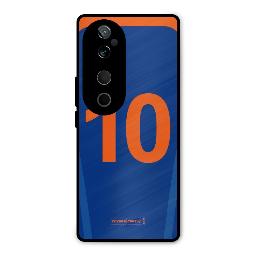 Blue Jersey Metal Back Case for Vivo T3 Ultra