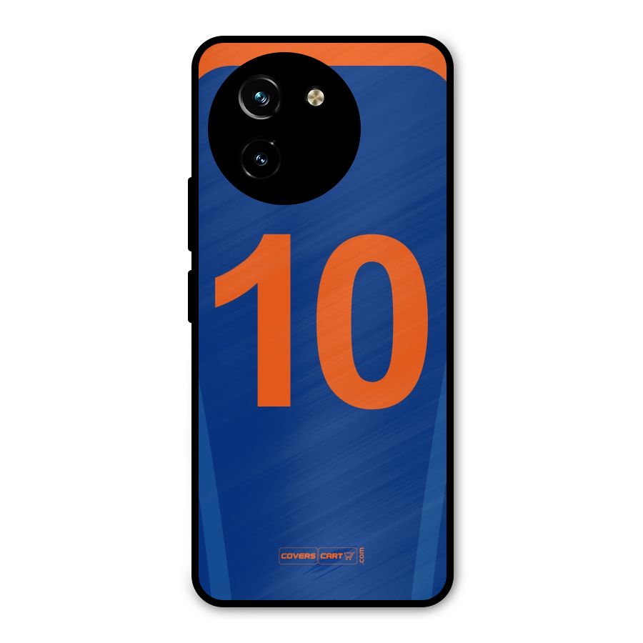 Blue Jersey Metal Back Case for Vivo T3x