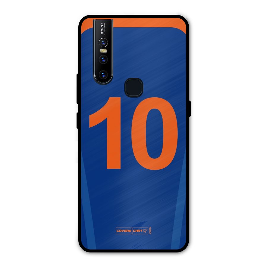 Blue Jersey Metal Back Case for Vivo V15