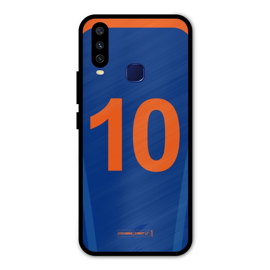 Blue Jersey Metal Back Case for Vivo V17