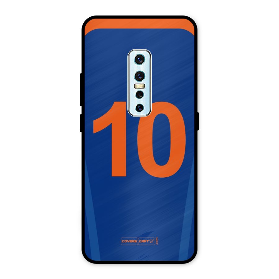 Blue Jersey Metal Back Case for Vivo V17 Pro