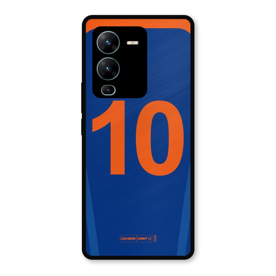Blue Jersey Metal Back Case for Vivo V25 Pro