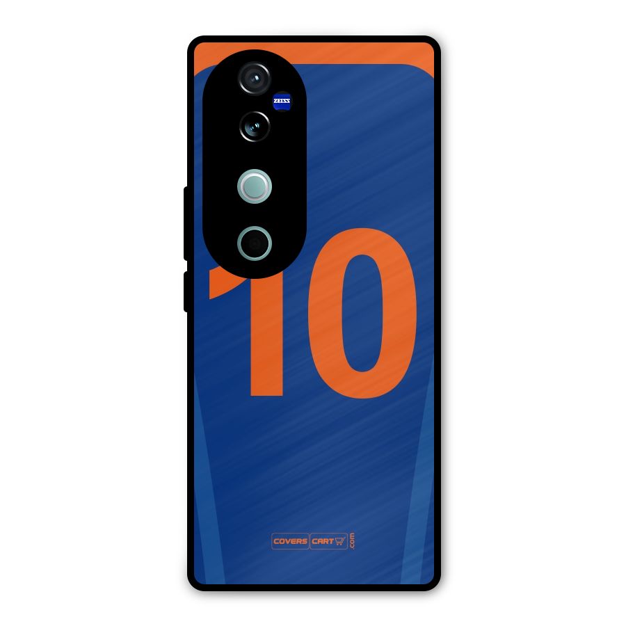 Blue Jersey Metal Back Case for Vivo V40
