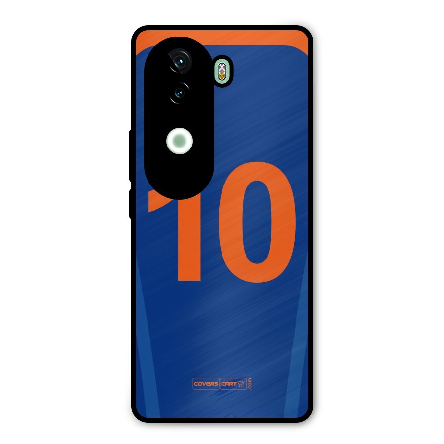 Blue Jersey Metal Back Case for Vivo V40e
