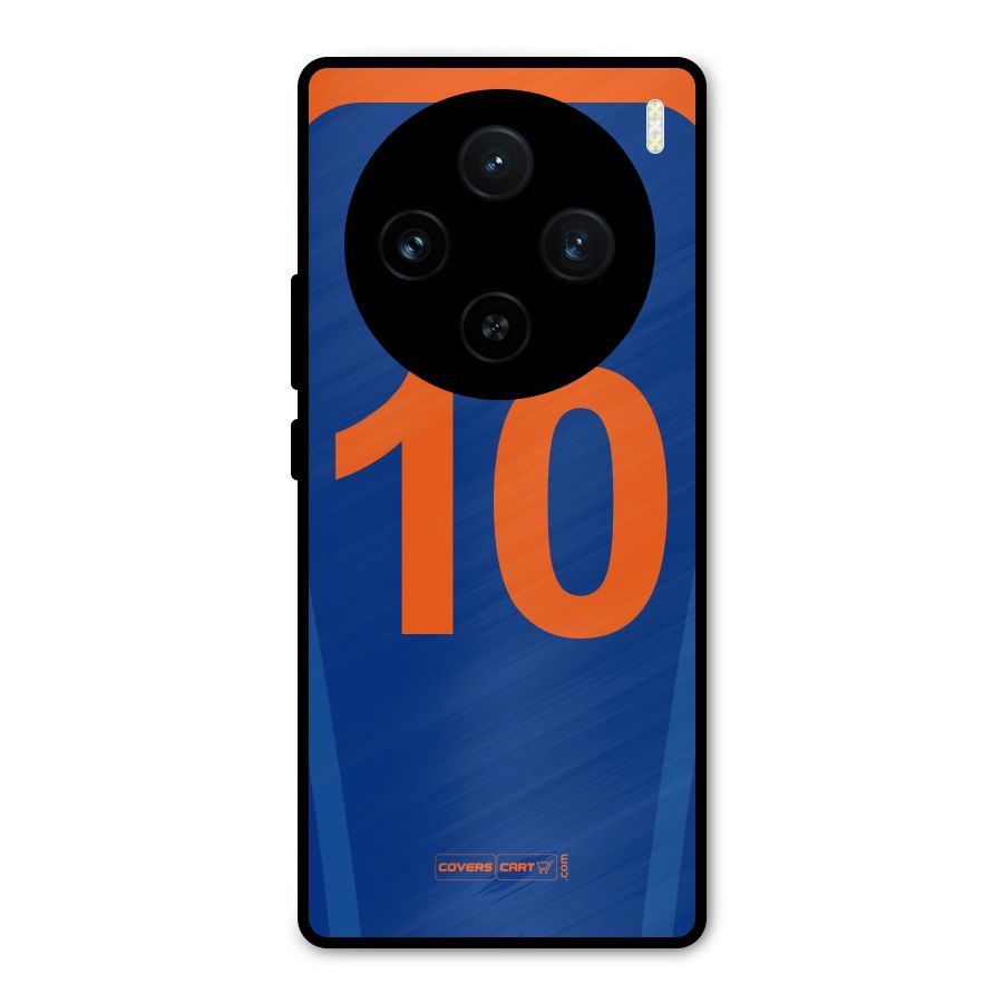 Blue Jersey Metal Back Case for Vivo X100