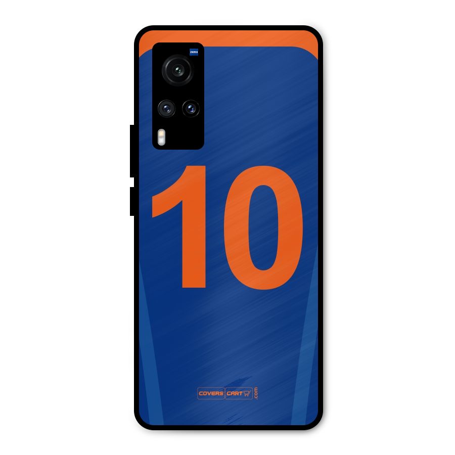 Blue Jersey Metal Back Case for Vivo X60