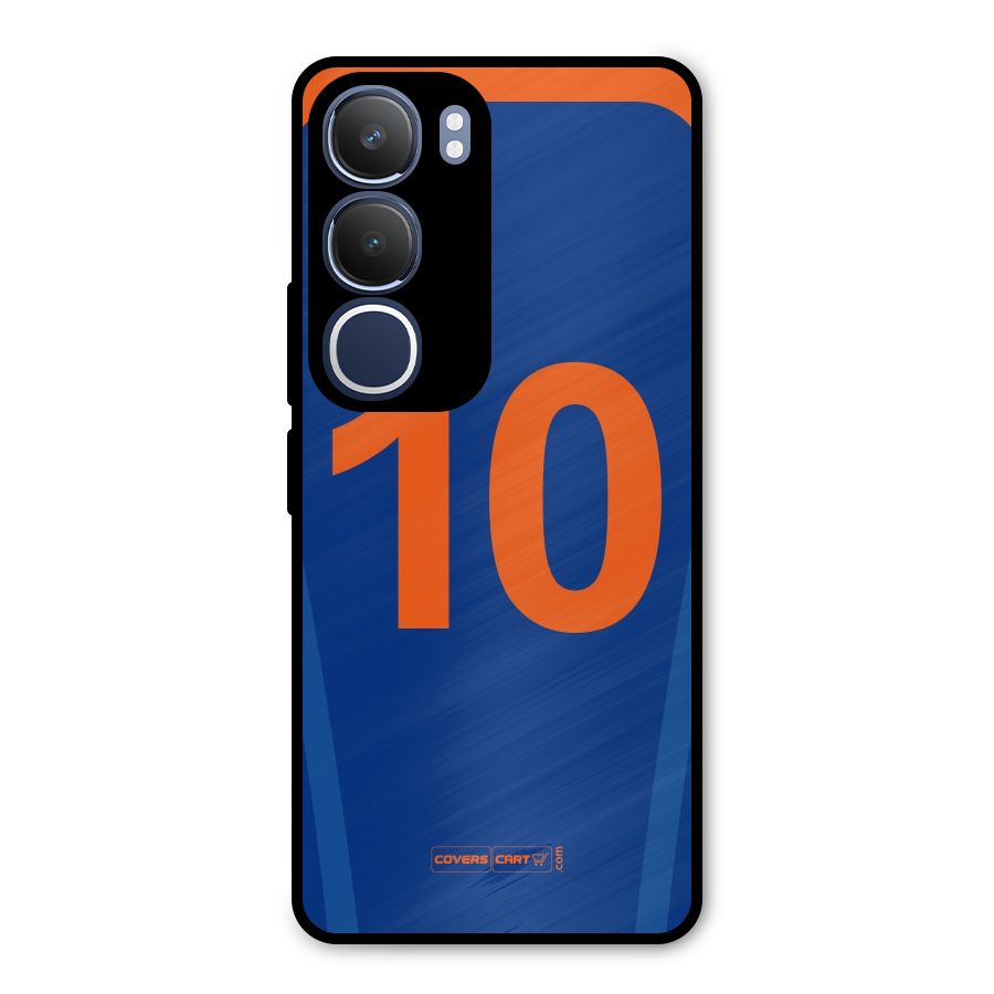 Blue Jersey Metal Back Case for Vivo Y29