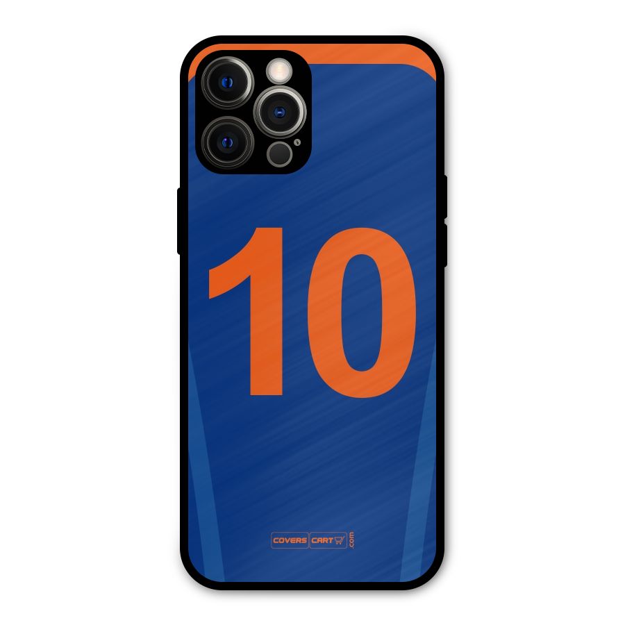 Blue Jersey Metal Back Case for iPhone 12 Pro Max