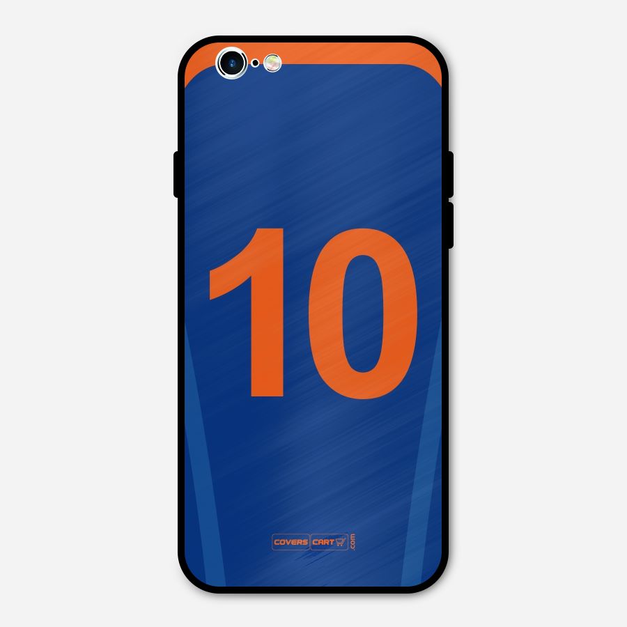 Blue Jersey Metal Back Case for iPhone 6 6s