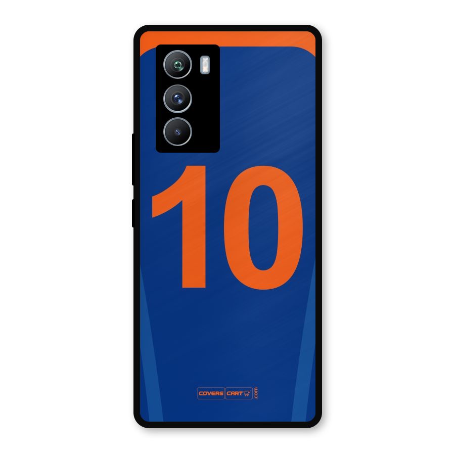 Blue Jersey Metal Back Case for iQOO 9 SE