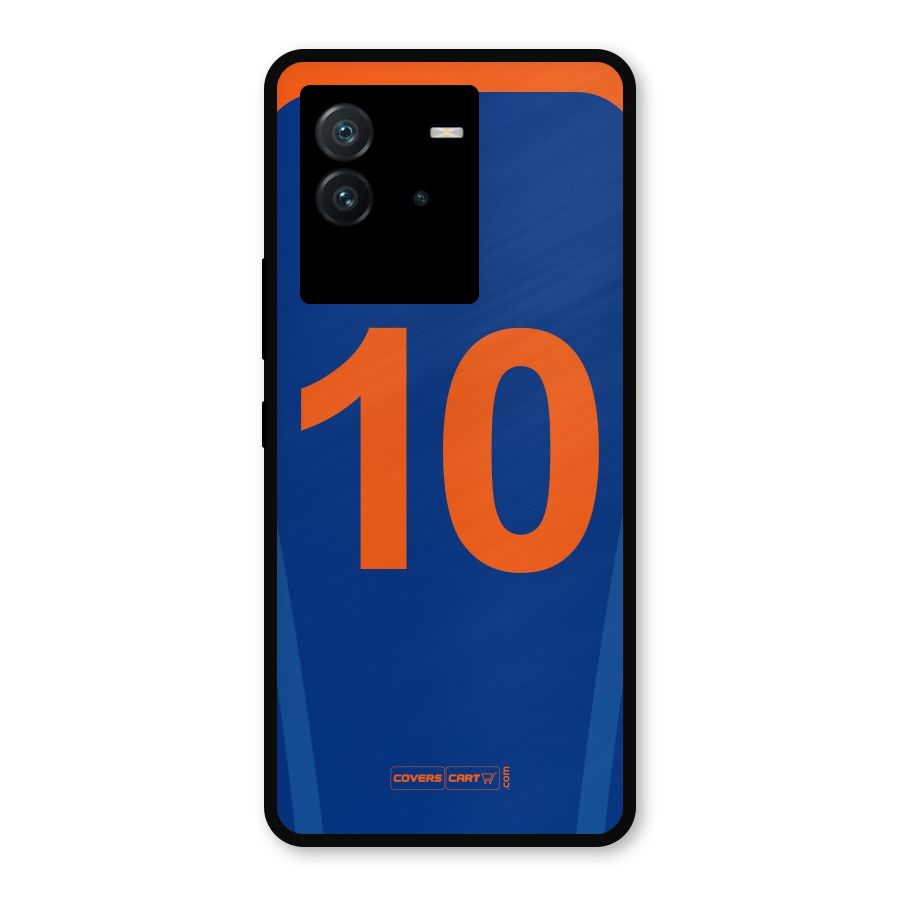 Blue Jersey Metal Back Case for iQOO Neo 6 5G