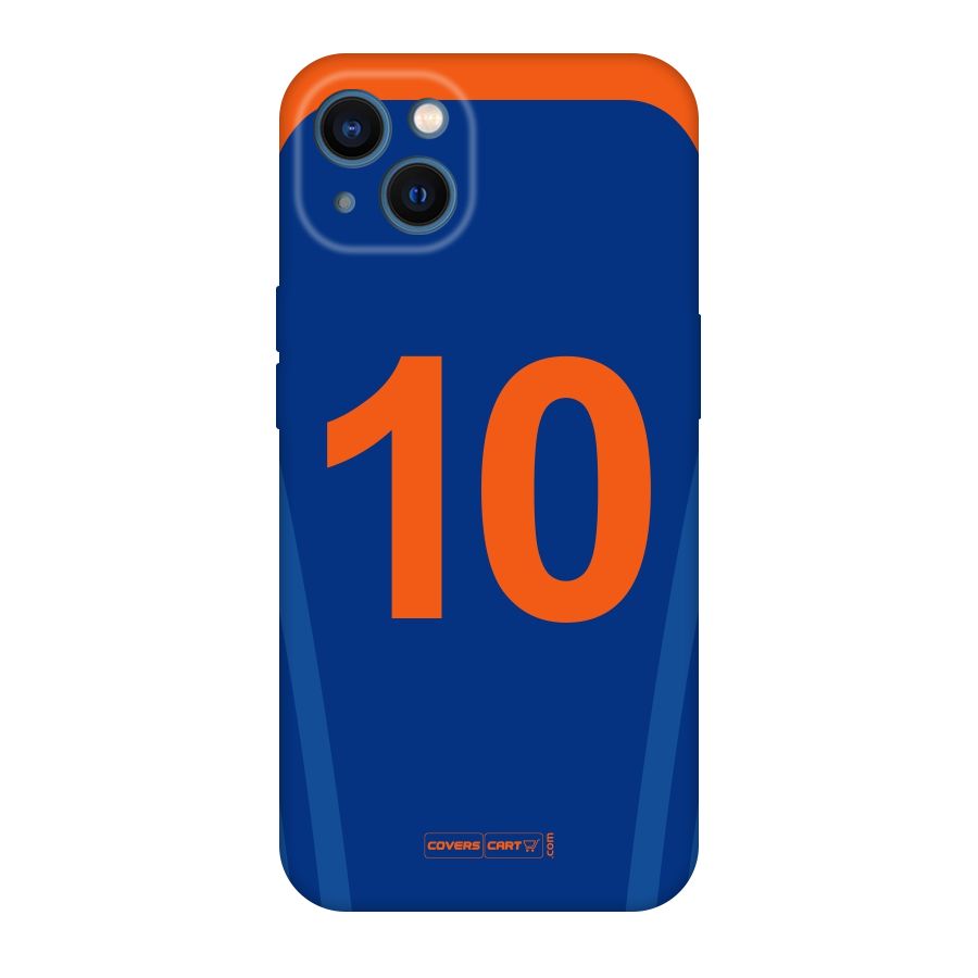 Blue Jersey Original Polycarbonate Back Case for iPhone 13