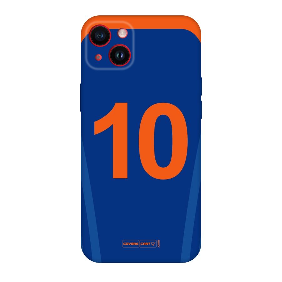 Blue Jersey Original Polycarbonate Back Case for iPhone 14 Plus