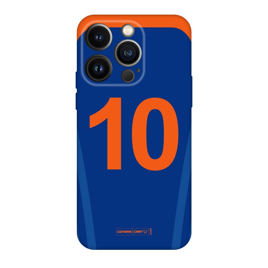 Blue Jersey Original Polycarbonate Back Case for iPhone 14 Pro