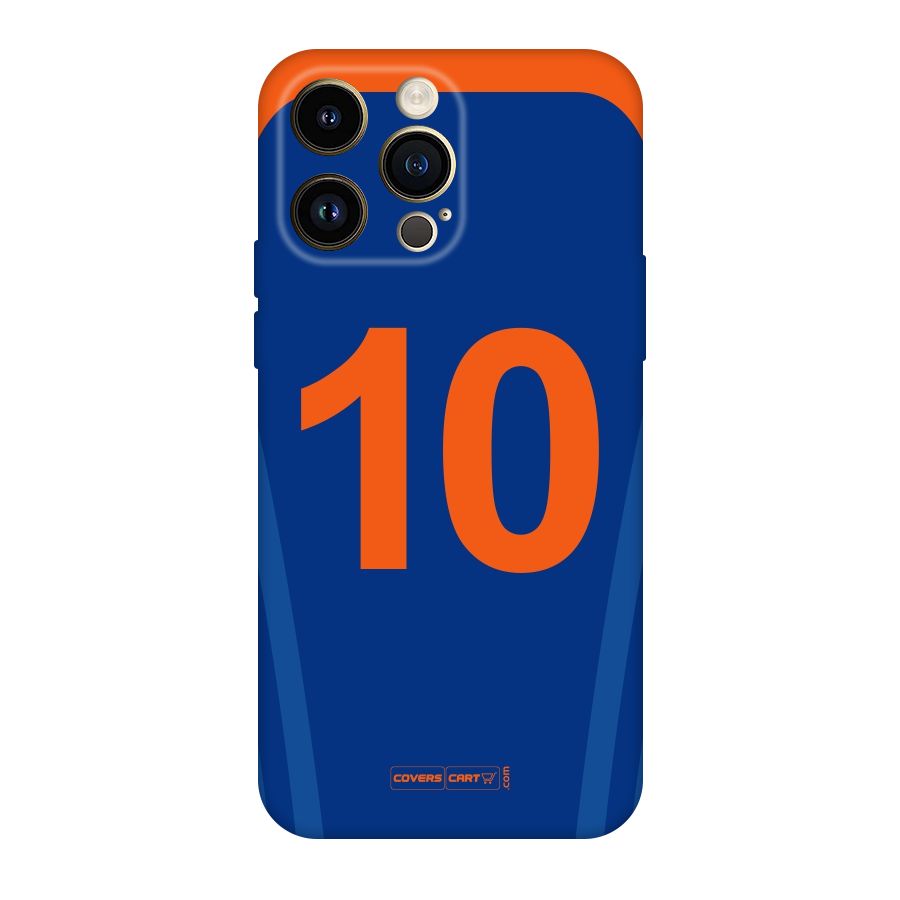 Blue Jersey Original Polycarbonate Back Case for iPhone 14 Pro Max