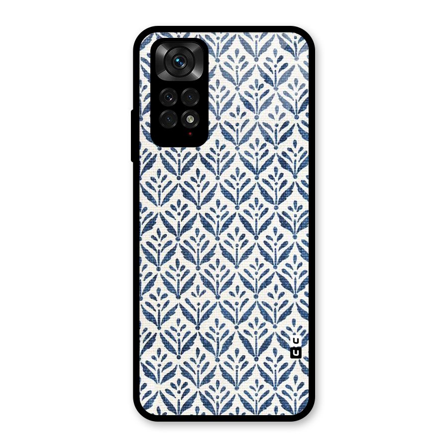 Blue Leaf Glass Back Case for Redmi Note 11S