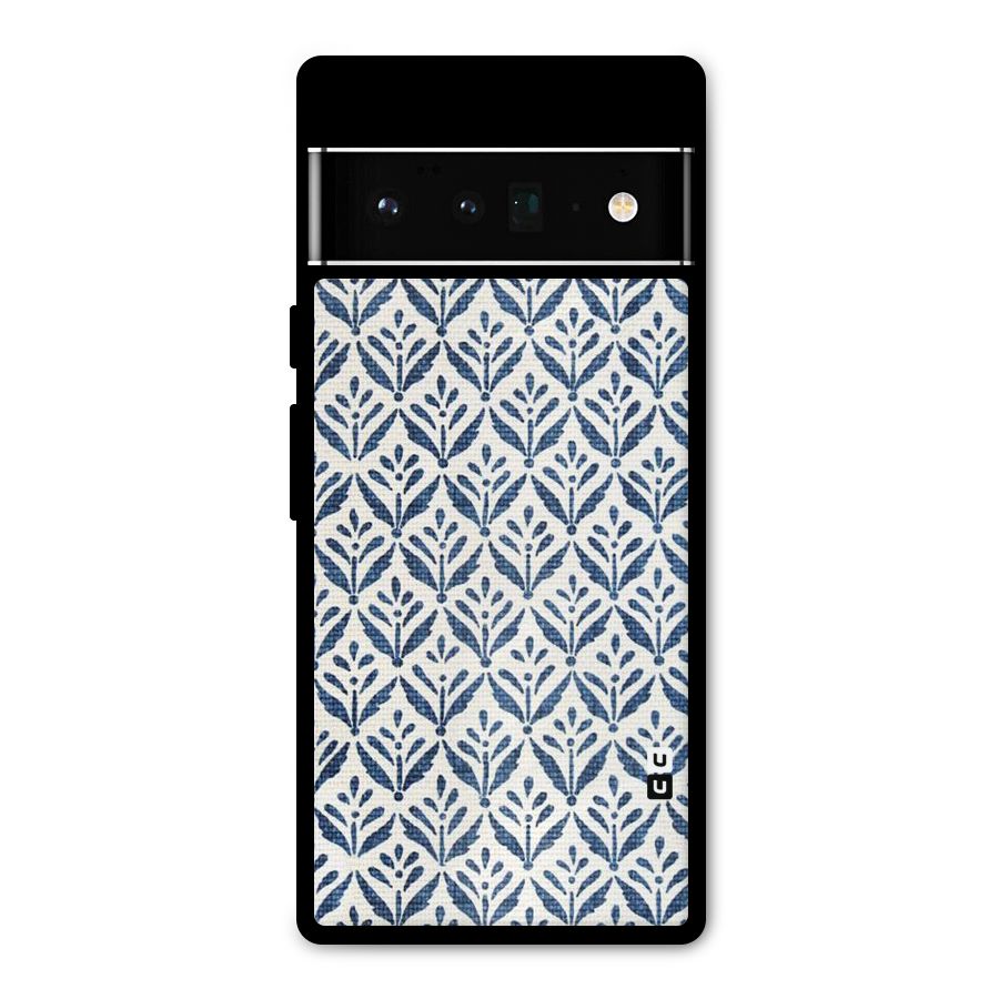 Blue Leaf Metal Back Case for Google Pixel 6 Pro