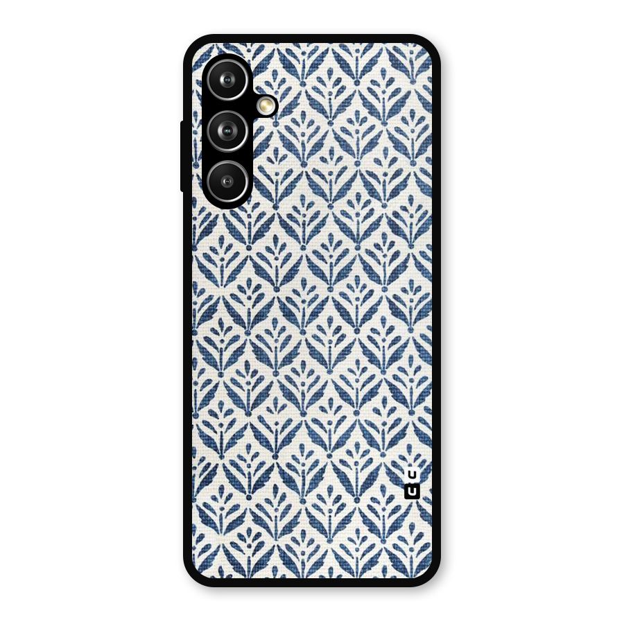Blue Leaf Metal Back Case for Samsung Galaxy M54