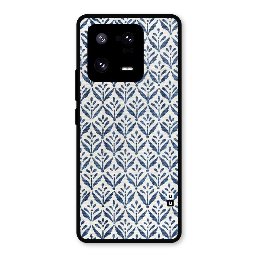 Blue Leaf Metal Back Case for Xiaomi 13 Pro
