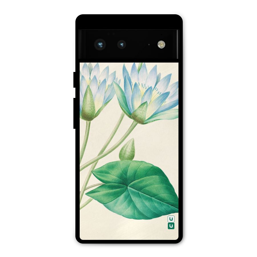 Blue Lotus Metal Back Case for Google Pixel 6