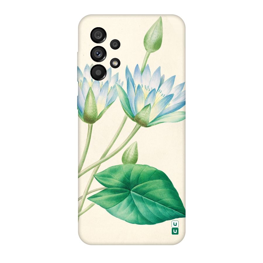Blue Lotus Original Polycarbonate Back Case for Galaxy A73 5G