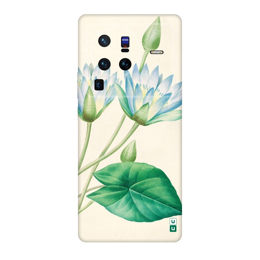 Blue Lotus Original Polycarbonate Back Case for Vivo X80