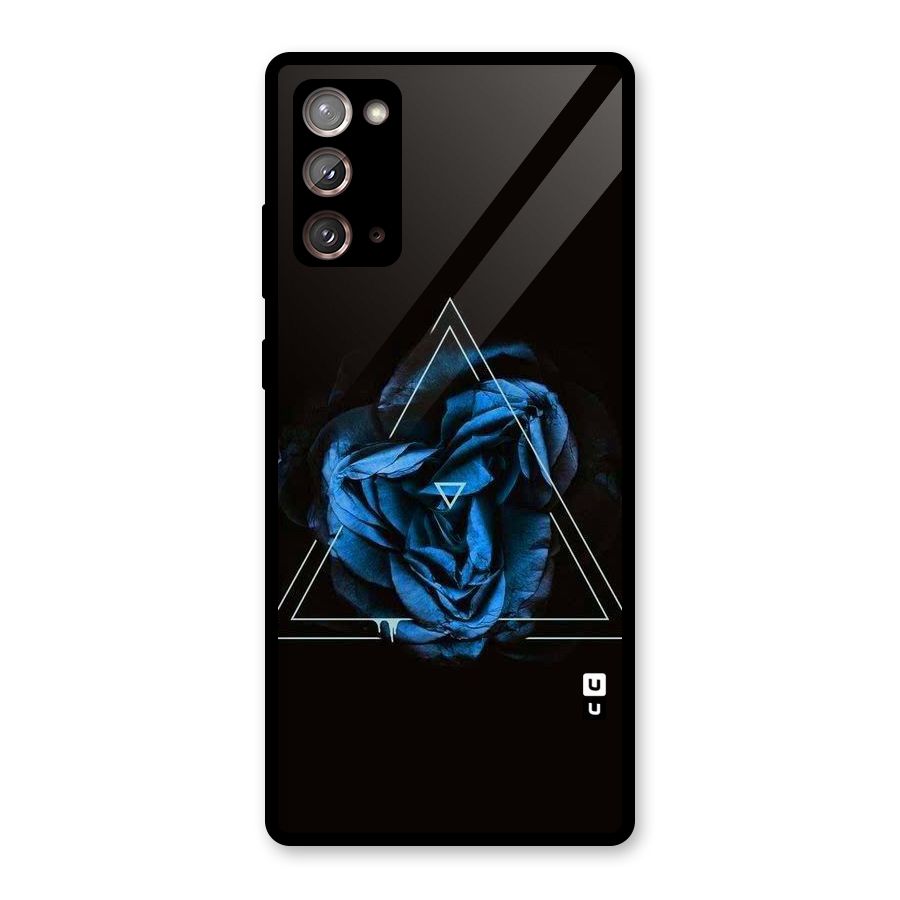 Blue Magic Triangle Glass Back Case for Galaxy Note 20