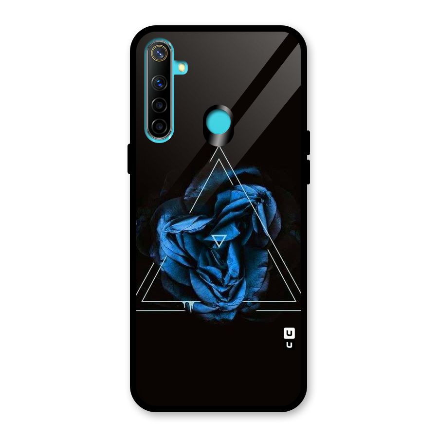 Blue Magic Triangle Glass Back Case for Realme Narzo 10